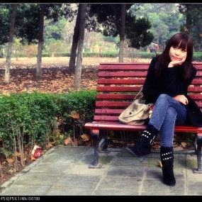 兴庆公园外拍组图——可爱MM！