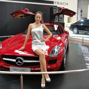 2010年西安汽博会SLS AMG