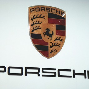 车展，车标宣传画