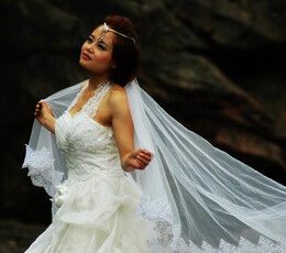 发一组外景婚纱