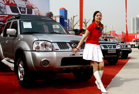 西洽会的车展模特