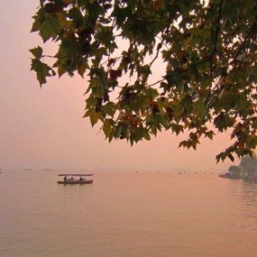 杭州西湖边