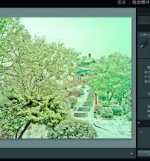 让雪中画面更加唯美