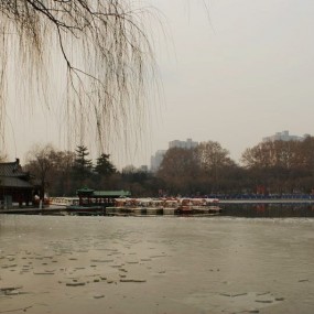 冬日兴庆湖