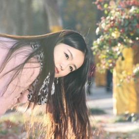 兴庆宫偶遇--蹭拍可爱MM