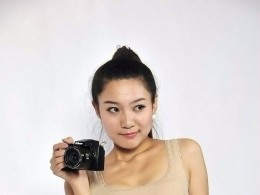 参加尼康活动拍摄的模特