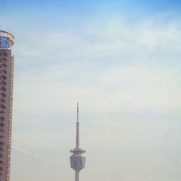 坐在公交拍风景