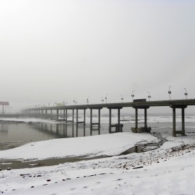 渭河雪景（二）