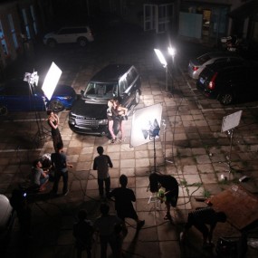 豪车美女拍摄花絮