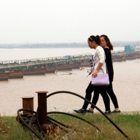 一座浮桥链接了秦晋