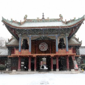 风雪城隍庙