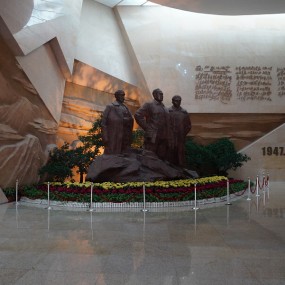 八一前夕参观莱芜战役纪念馆