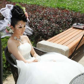 5.12日曲江楼盘活动里的模特