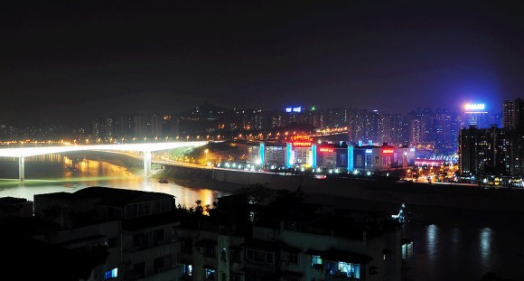 夜游重庆两江