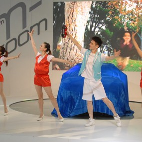 西安车展拍长安马自达纵享激情