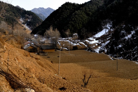 蓝田九间房秦岭风光