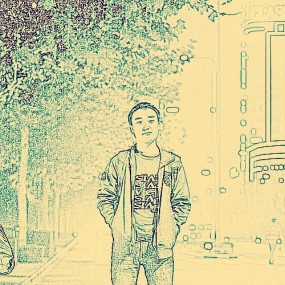 论坛的老周一张酷照！！