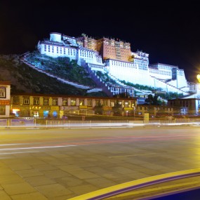 西藏行------布大拉宫夜