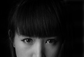 棚拍黑白人像yoyo