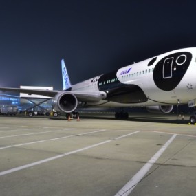 夜拍广州白云国际机场之ANA系列