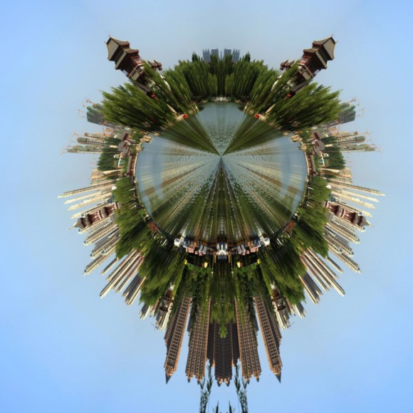 学拍星球景观照片【掬水月在手】