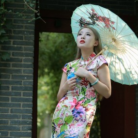 小雁塔“青花瓷”拍摄活动一组人像