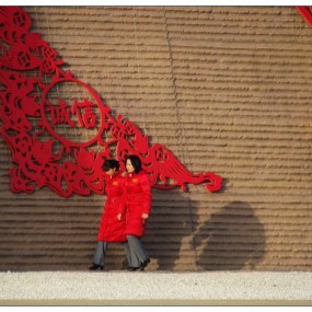 丹凤门前的老百姓