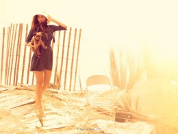 誘惑沙灘 Miranda Kerr by Alexi Lubomirski for Harper’s Bazaar UK