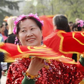 和老外一起乐呵