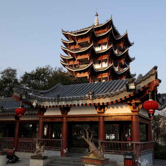 汉江边上----安澜楼