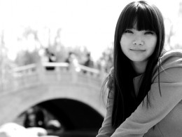 小悦子  一组黑白照