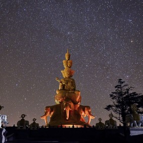 大美——峨眉山（第四组：万象星夜D7000+17-55）