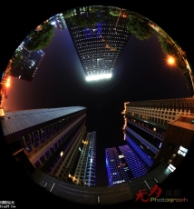 鱼眼看西安—曲江国际商务区