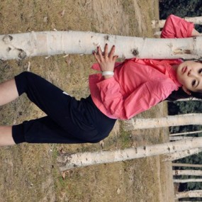 3.11城市运动公园红衣美女第六幕