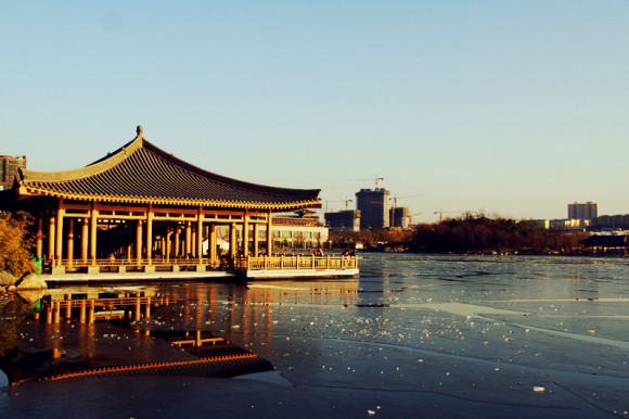 送走2012最后一个日落