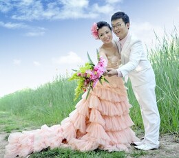 南湖蹭拍婚纱一组