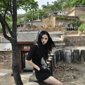 冷漠美人----陈炉古镇外拍