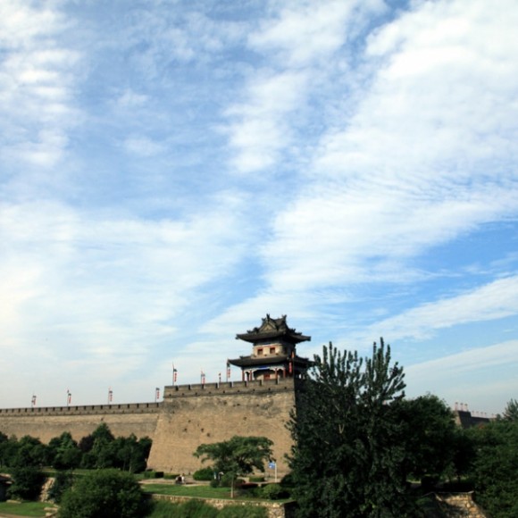 绝美雨后西安的天空