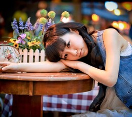 异域风情夜人像