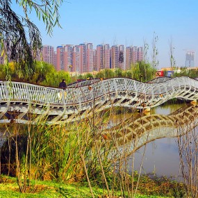 浐灞桃花潭公园风光 组图  上传