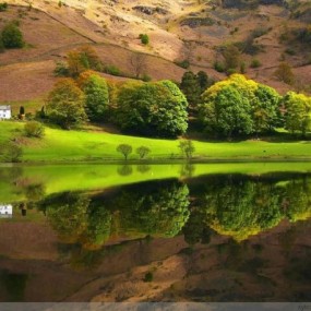 人间仙境，美丽倒影