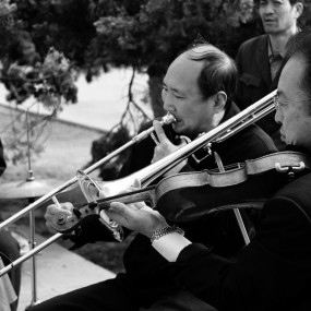 公园里的艺术家