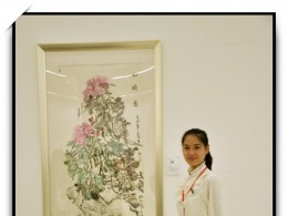 西安美术馆漂亮的讲解员