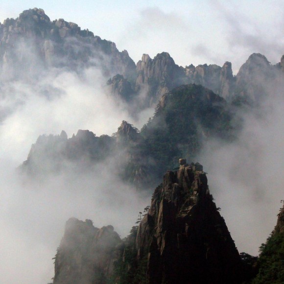 黄山风光---大荔李世居