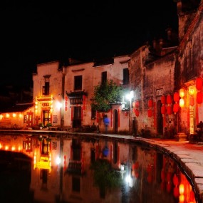 夜游宏村月沼