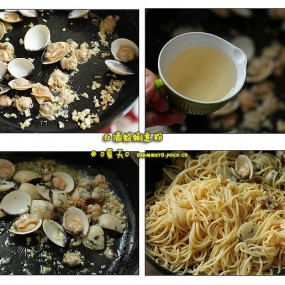 夏日的清淡系意粉-白酒蛤蜊意粉