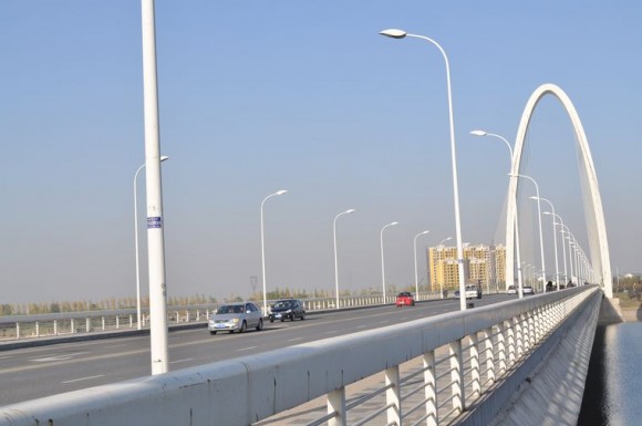 西安产灞斜拉桥