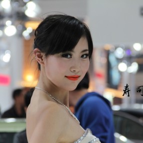 曲江国际车展——上海大众POLO车模 小岳