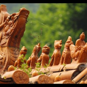 周日沣峪口观音禅院 —— 红黄蓝绿之美