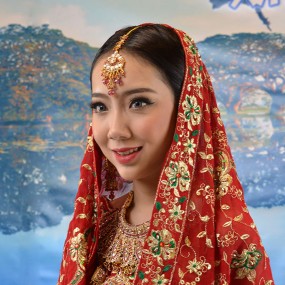 尼康年会拍人像